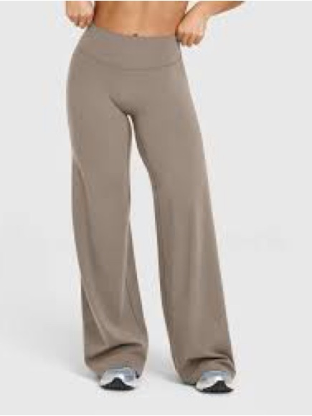 OQQ - never worn- High Waist Stretch Casual Soft Wide Leg Athletic Pants